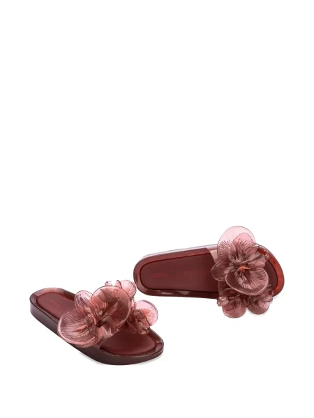 Sandale Melissa cu model floral roșu