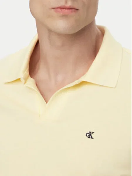 Calvin Klein Jeans Polo majica Svetlo rumena