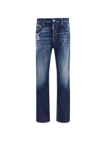 Blugi Dsquared2 zdrențuiți albastru