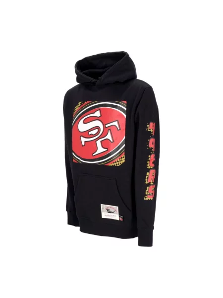 Bluza z kapturem Mitchell & Ness czarna