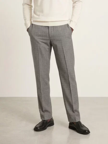 Cinque Chino Kalhoty Cilazo Regular Fit / krémová / černošedá šedá