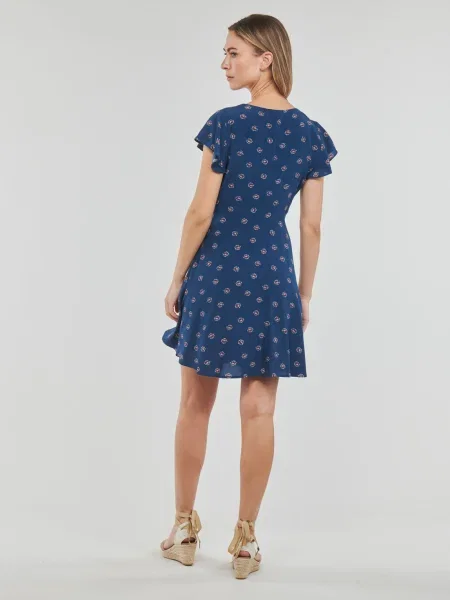 Rochie din denim Pepe Jeans London albastru