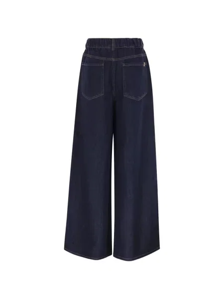 Blugi cu picior larg Weekend Max Mara albastru