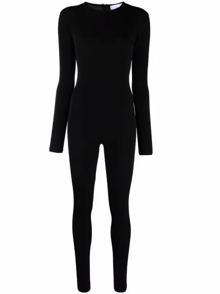 Salopetă Atu Body Couture cu decolteu rotund negru