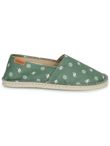 Pantofi Havaianas cu imagine verde