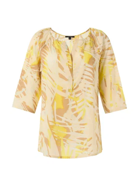 COMMA Bluza / rjava / rumena bež