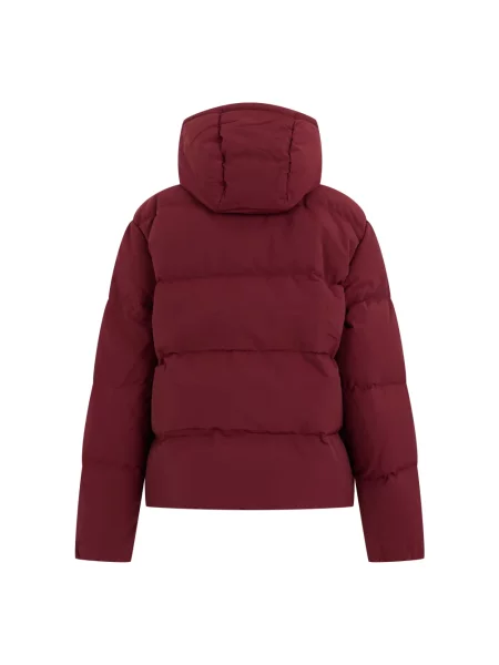 Kurtka puchowa Polo Ralph Lauren z kapturem czerwona
