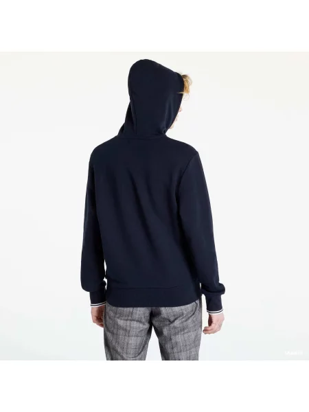 Bluza z kapturem Fred Perry z kapturem niebieska