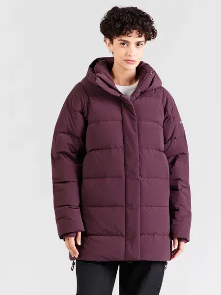 COLUMBIA Outdoorová bunda Amaze Puff vínovo červená fialová