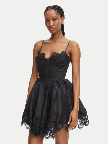 Bardot Rochie cocktail Ashta negru