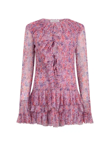 Bluză Philosophy Di Lorenzo Serafini cu model floral cu imagine roz
