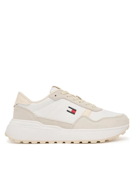Sneakersy Tommy Jeans Modern Runner Mix bílá
