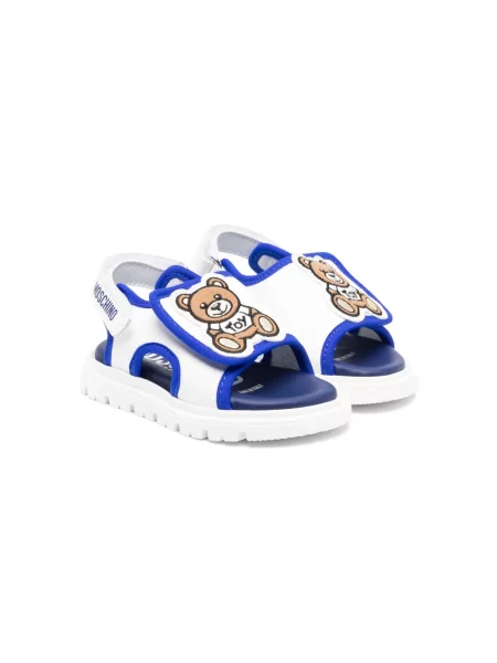 Sandały dziecięce Moschino białe