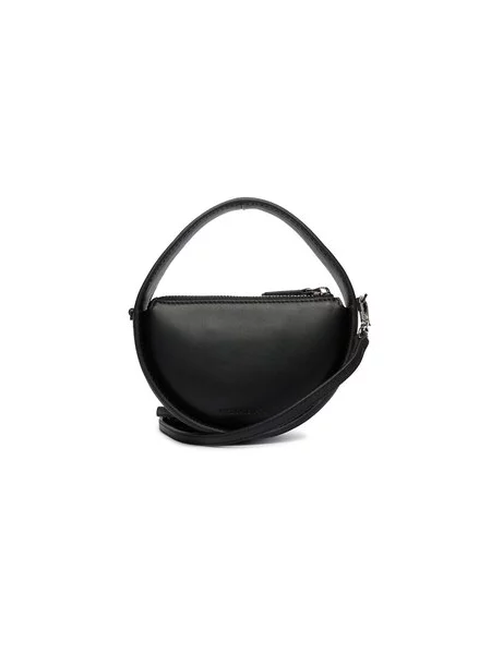 Karl Lagerfeld crossbody torbica usnjena K/SIGNATURE črna