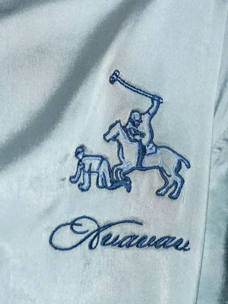 Cămașă Avavav cu broderie albastru