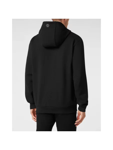 Bluza z kapturem Philipp Plein z kapturem czarna