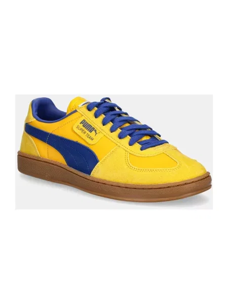 Puma sneakersy zamszowe Super Team PARMA Sport żółty