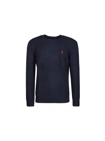 Sweter Ralph Lauren wełniany niebieski