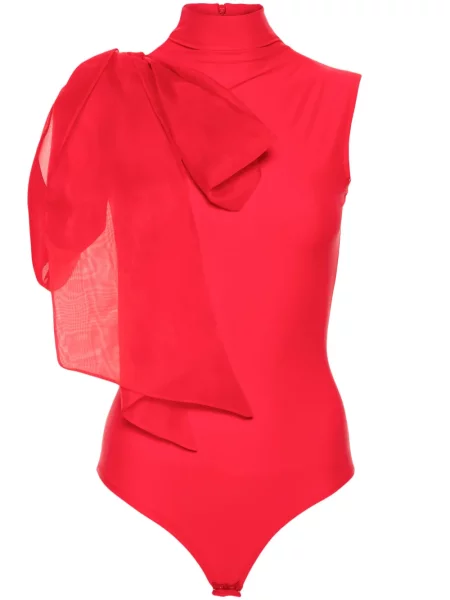 Боди Atu Body Couture с драперии червено