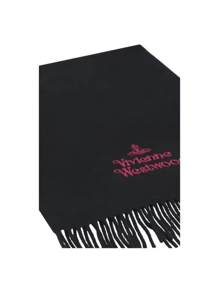 Szal Vivienne Westwood z nadrukiem czarna