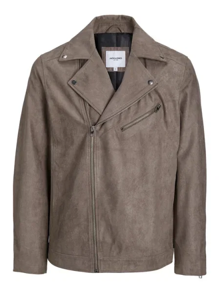 Jack&Jones Geacă din imitație de piele maro
