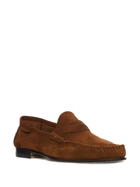 Pantofi loafer Tom Ford din piele maro