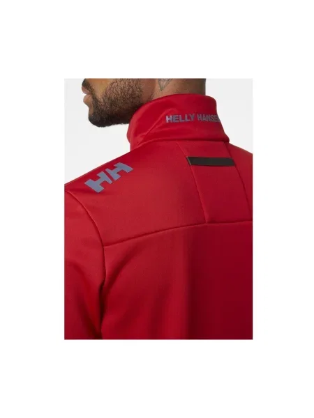 Hanorac crewneck Helly Hansen din fleece roșu
