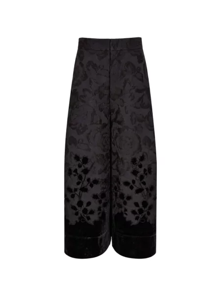 Pantaloni Biyan din jacard negru