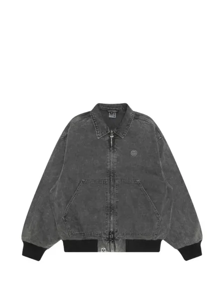 Geacă Aape By A Bathing Ape cu broderie gri