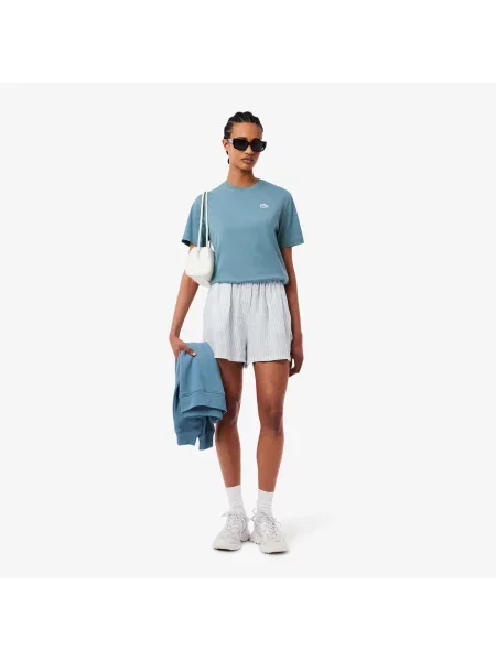 Футболка Lacoste голубая