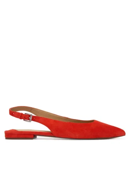 Балеринки LAUREN RALPH LAUREN Severn Calfskin оранжев