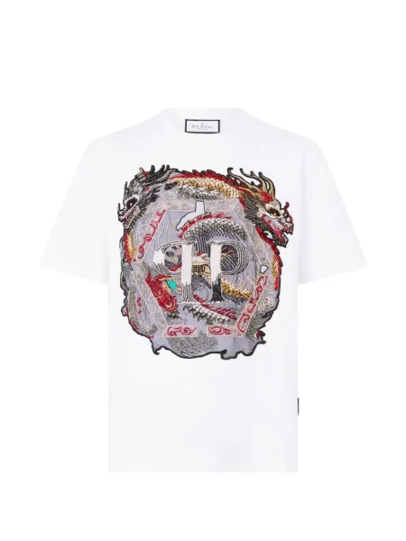 Tricou Philipp Plein alb