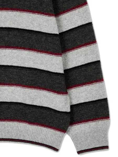 Pulover Studio Tomboy de lână cu dungi gri