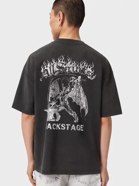 Футболка Allsaints серая
