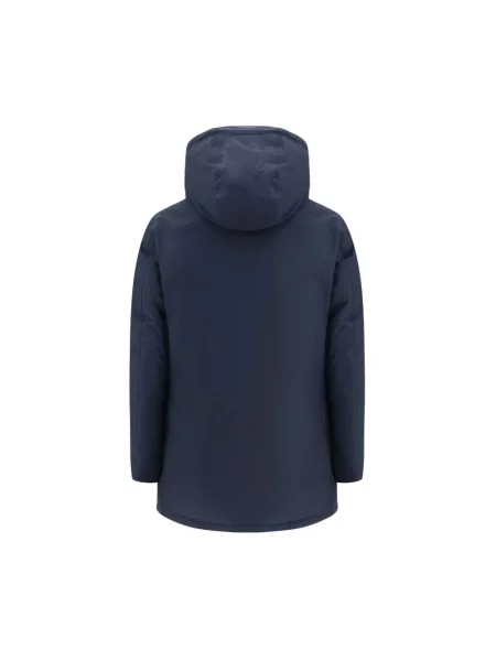 Kurtka puchowa Woolrich niebieska