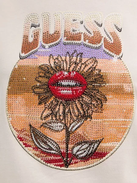 Футболка Guess бежевая