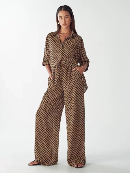 Willa Pantaloni maro negru