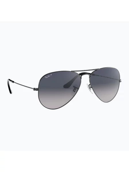 Okulary przeciwsłoneczne Ray-Ban Aviator Classic gunmetal/blue polarized szare