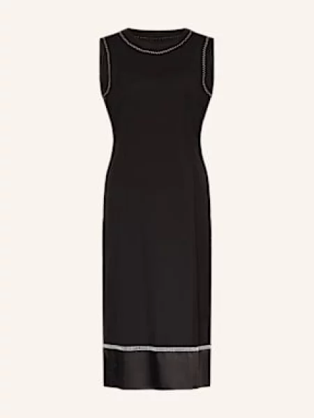 Marni Sukienka Etui schwarz czarna