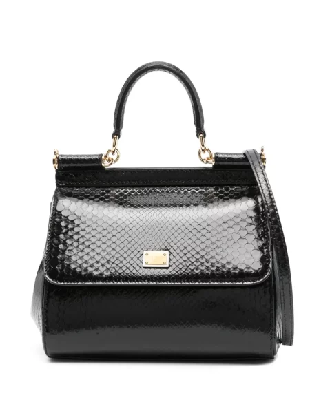 Geantă Dolce & Gabbana Sicily negru