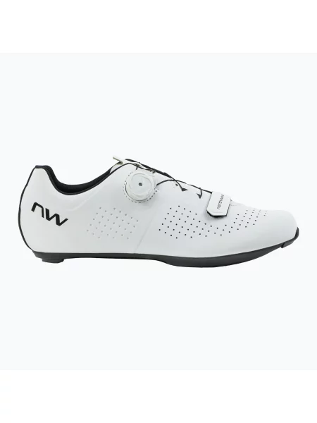 Încălțăminte de șosea pentru bărbați Northwave Typhoon White alb