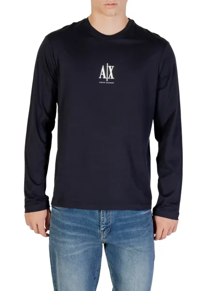 Tricou mânecă lungă Armani negru