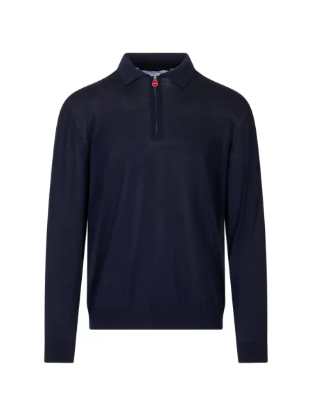 Tricou polo Kiton albastru
