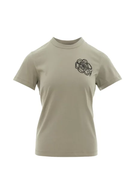 Tricou 3.1 Phillip Lim cu broderie cu model floral verde