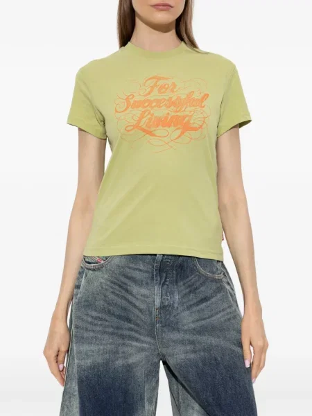 Tricou Diesel cu imagine verde