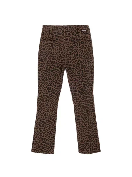 Blugi Mother cu imagine cu model leopard maro