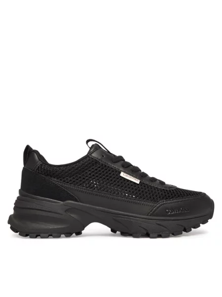 Calvin Klein Сникърси Hike Runner Lup Lin Mesh черен