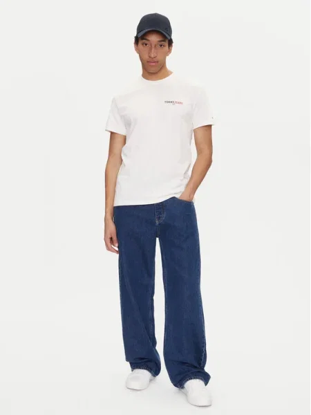 Tommy Jeans Tričko Dna Graphic biela