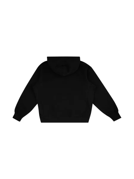 Majica s kapuljačom Supreme s printom crna