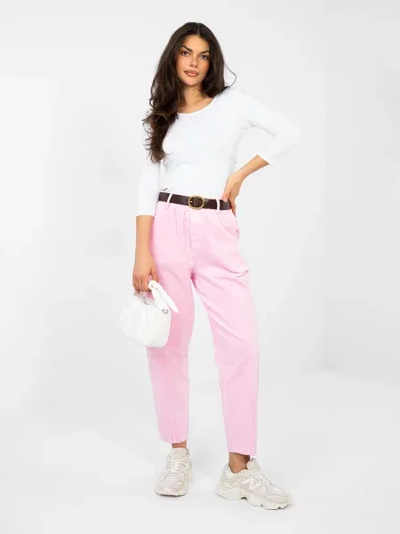 Pantaloni Italy Moda alb